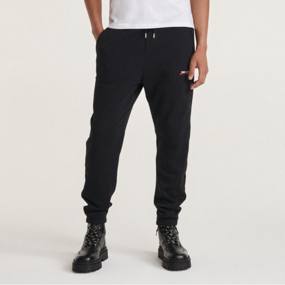 The Kooples Black Jogger Sweatpants Men’s Size Large‎ Missing Drawstring